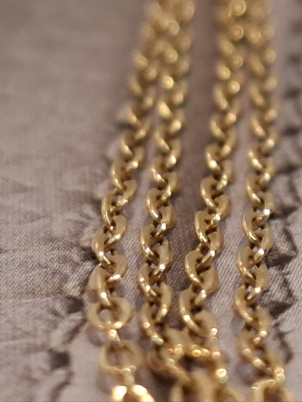 REAL SOLID YELLOW GOLD CHAIN Necklace - Elegant Women’s Jewelry